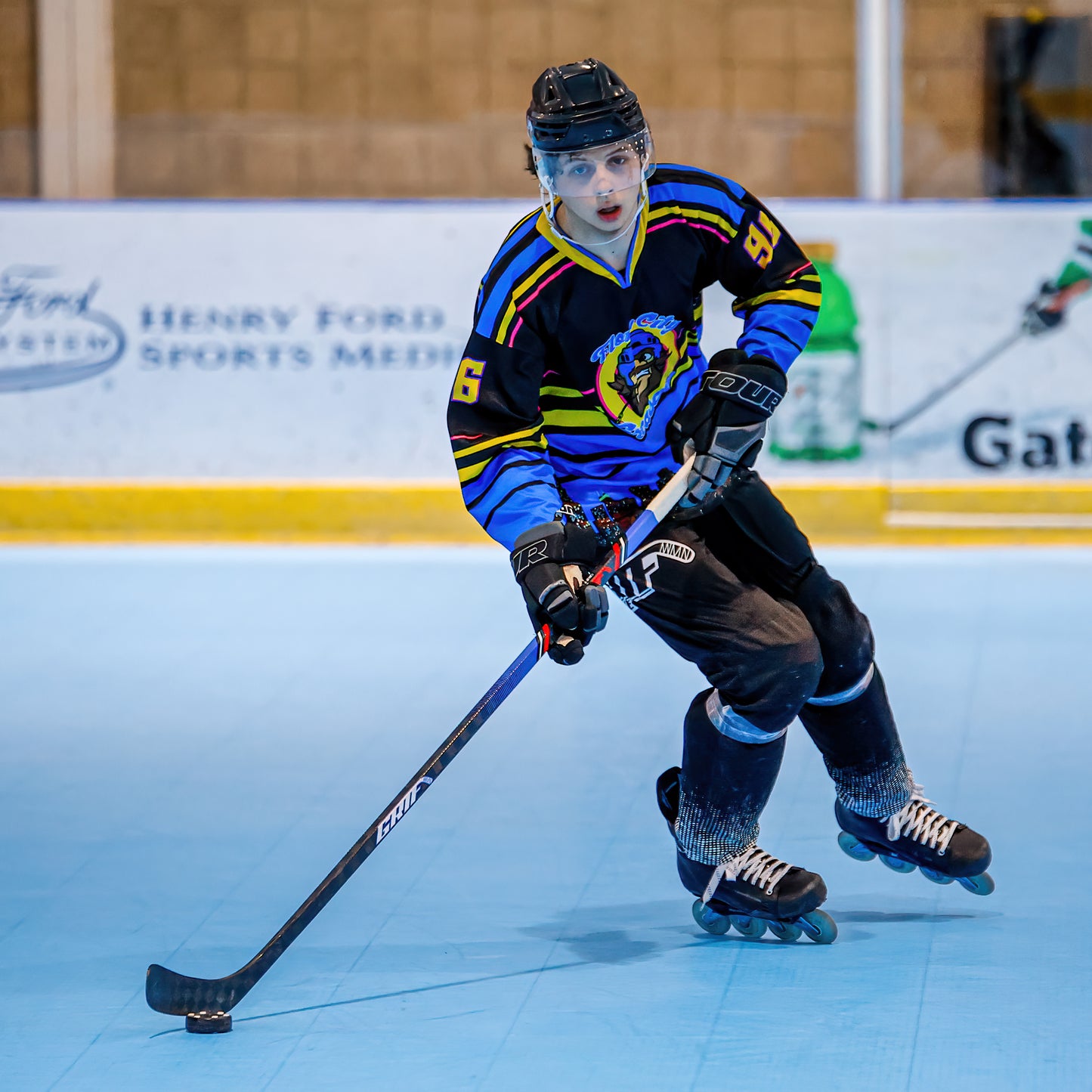 Black Roller Hockey Pant
