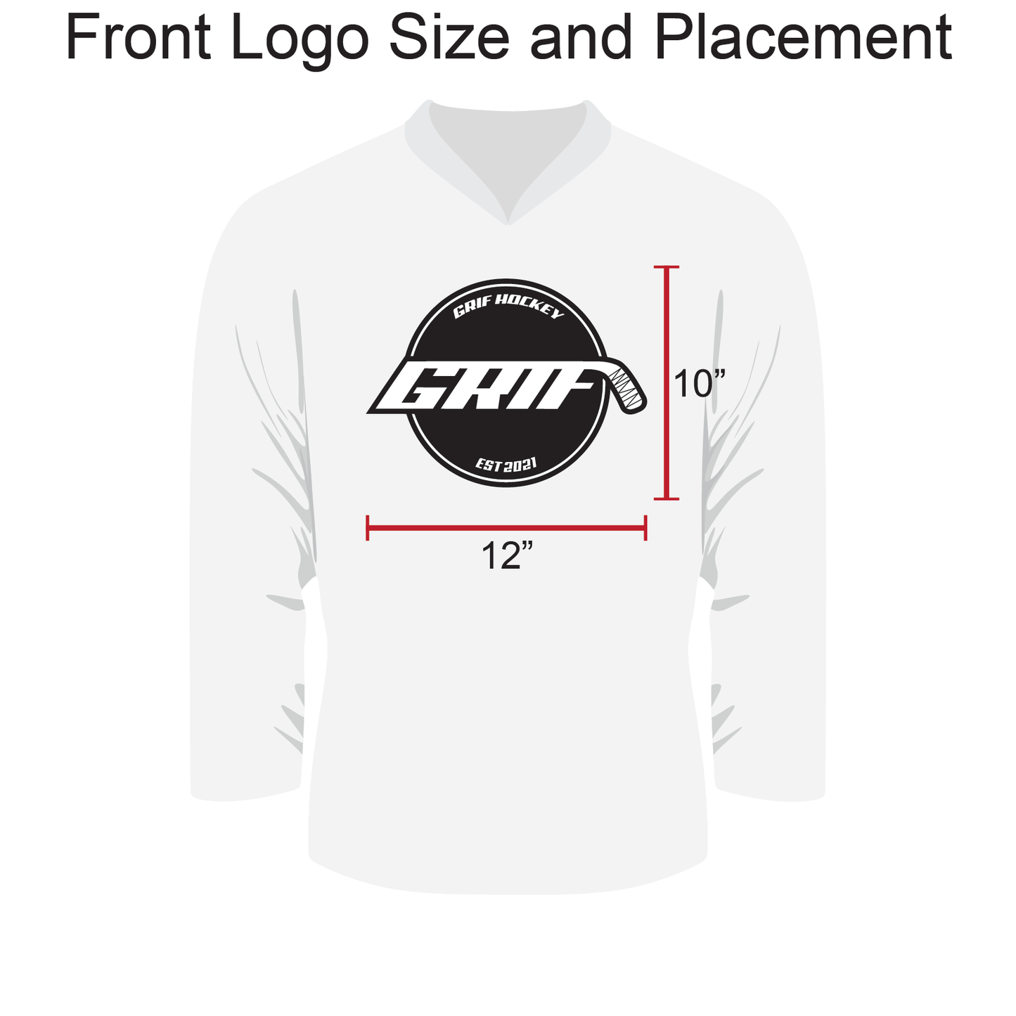 Customizable Hockey Practice Jersey